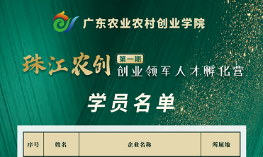 赞！新会陈皮溯源有保障！企业负责人入选首期“珠江农创”孵化营！